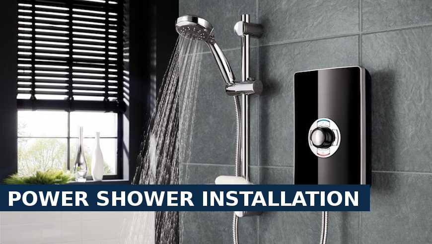Power shower installation Headley